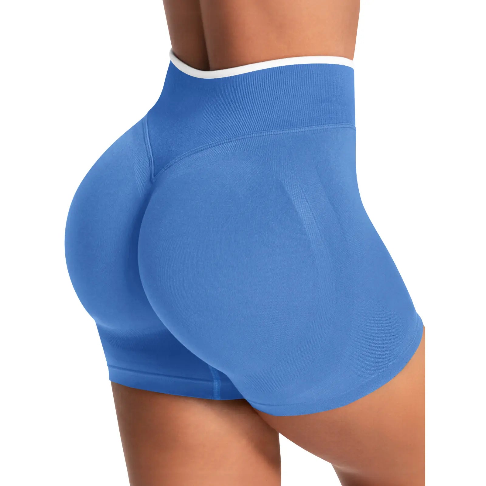 Aoysky Womens Workout Shorts 4.1" Scrunch Butt Biker Shorts High Waisted Yoga Gym Running Booty Shorts