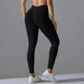 UPGROTH Women’S Seamless High Waisted V-Waist Leggings, Quick-Dry Tummy Control Athleisure Gym Clothes, Stretch Activewear for Yoga Workout & Made for Yoga & Gym Days