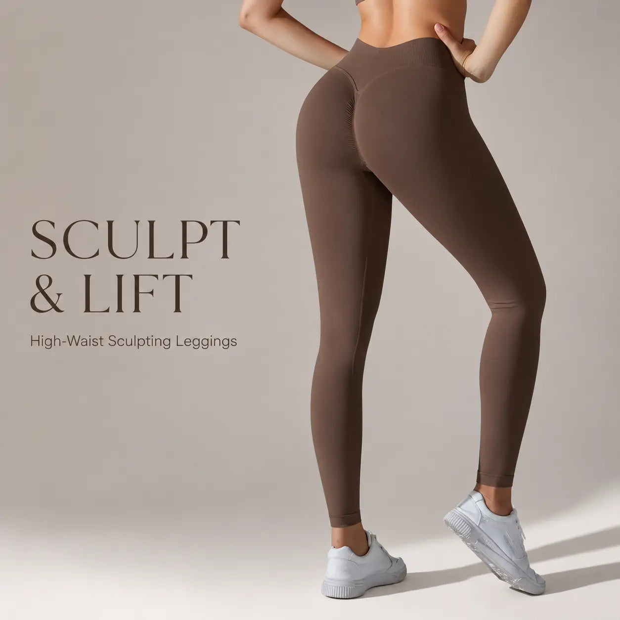 UPGROTH Women’S Seamless High Waisted V-Waist Leggings, Quick-Dry Tummy Control Athleisure Gym Clothes, Stretch Activewear for Yoga Workout & Made for Yoga & Gym Days